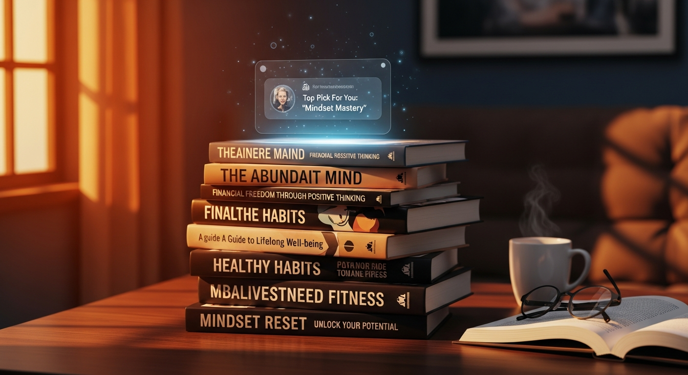LifeShift 360 AI book recommendations with curated reading lists for personal development