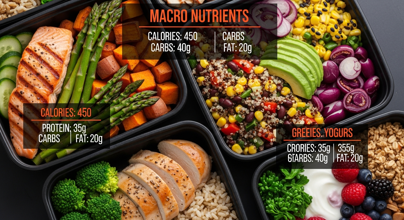 LifeShift 360 dark mode meal planner with macro tracking and AI-generated nutrition plans