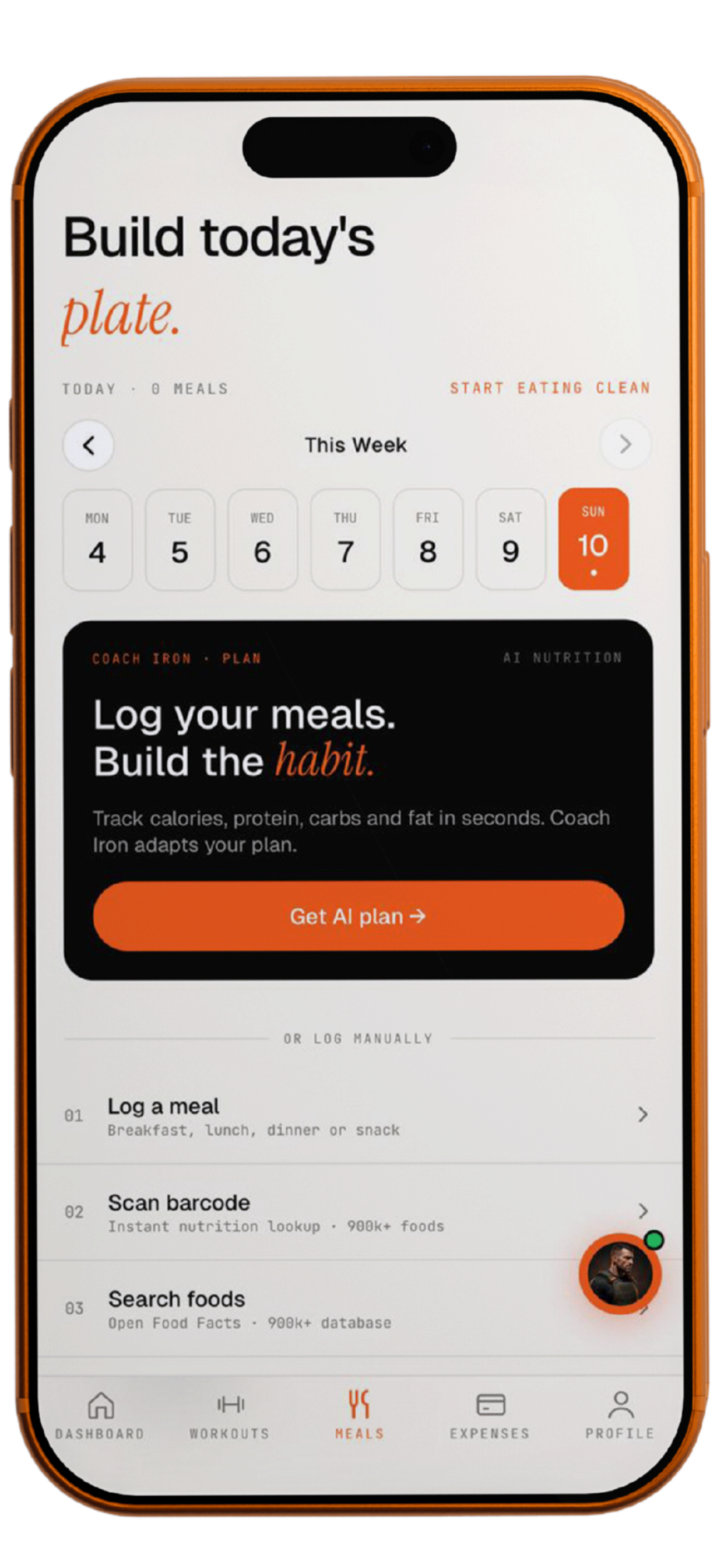 Meal planner — eat smarter